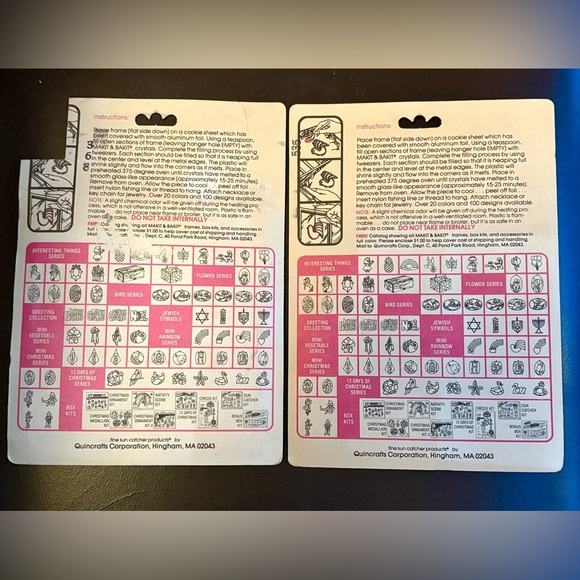 Vintage Make It & Bake It Kits - Noel and Christmas Tree Sealed Packaging - Picture 4 of 4